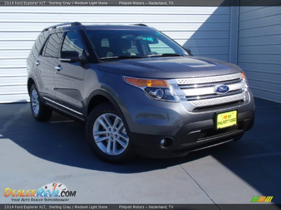 2014 Ford Explorer XLT Sterling Gray / Medium Light Stone Photo #1