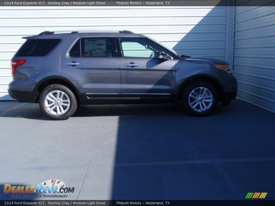 2014 Ford Explorer XLT Sterling Gray / Medium Light Stone Photo #3