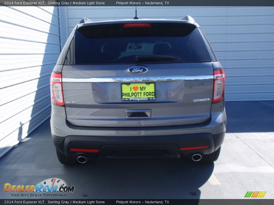 2014 Ford Explorer XLT Sterling Gray / Medium Light Stone Photo #5