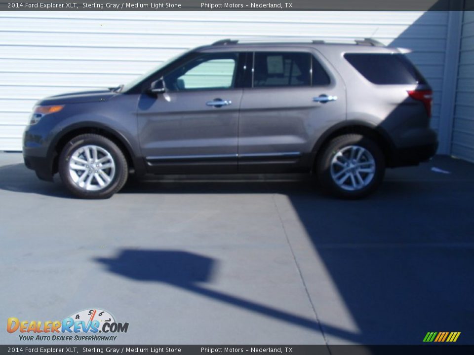 2014 Ford Explorer XLT Sterling Gray / Medium Light Stone Photo #6