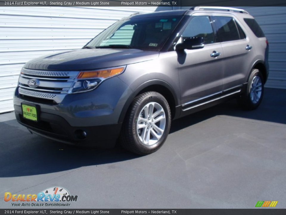 2014 Ford Explorer XLT Sterling Gray / Medium Light Stone Photo #7