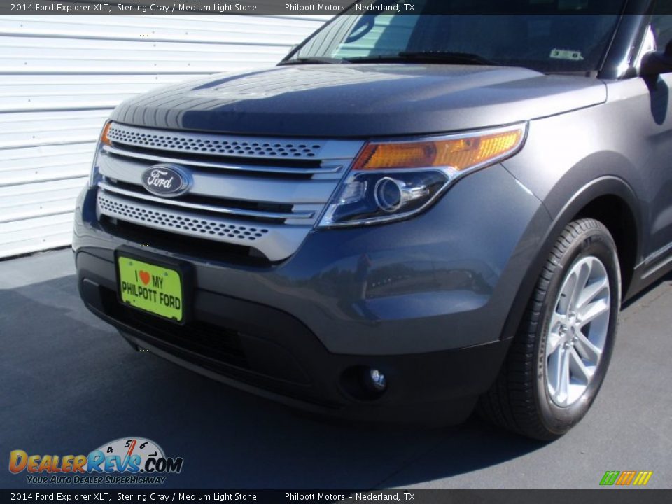 2014 Ford Explorer XLT Sterling Gray / Medium Light Stone Photo #10