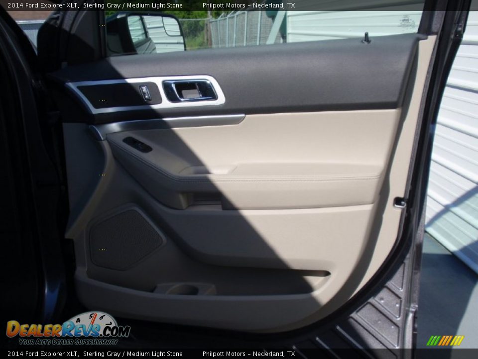 2014 Ford Explorer XLT Sterling Gray / Medium Light Stone Photo #17