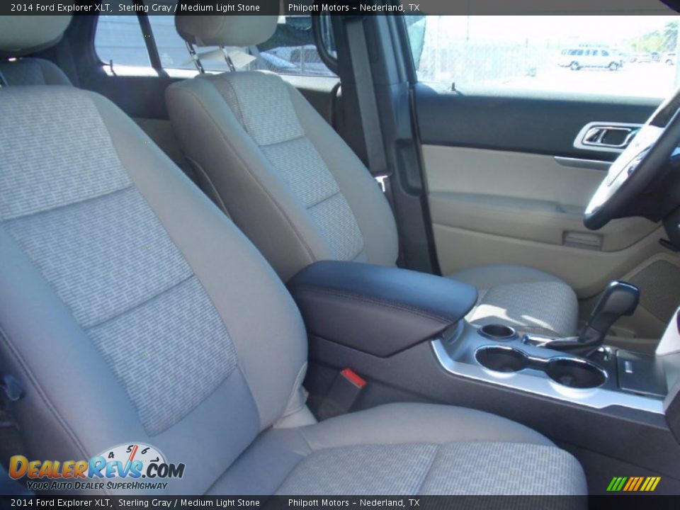 2014 Ford Explorer XLT Sterling Gray / Medium Light Stone Photo #19
