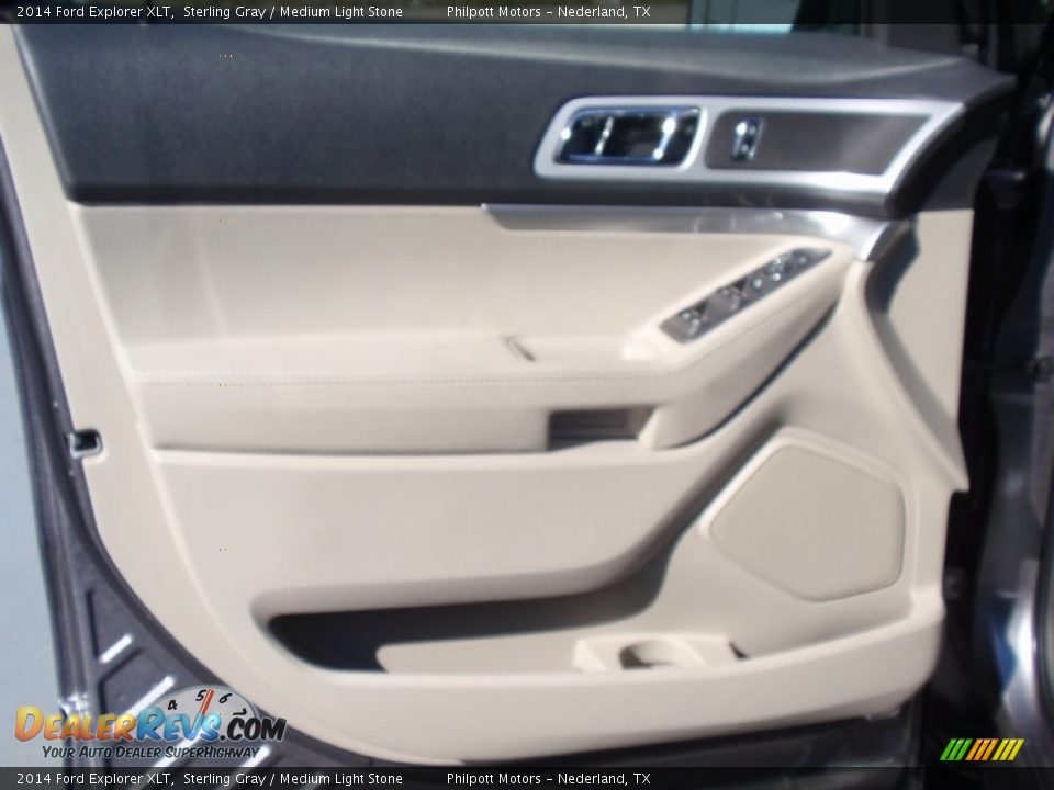 2014 Ford Explorer XLT Sterling Gray / Medium Light Stone Photo #25