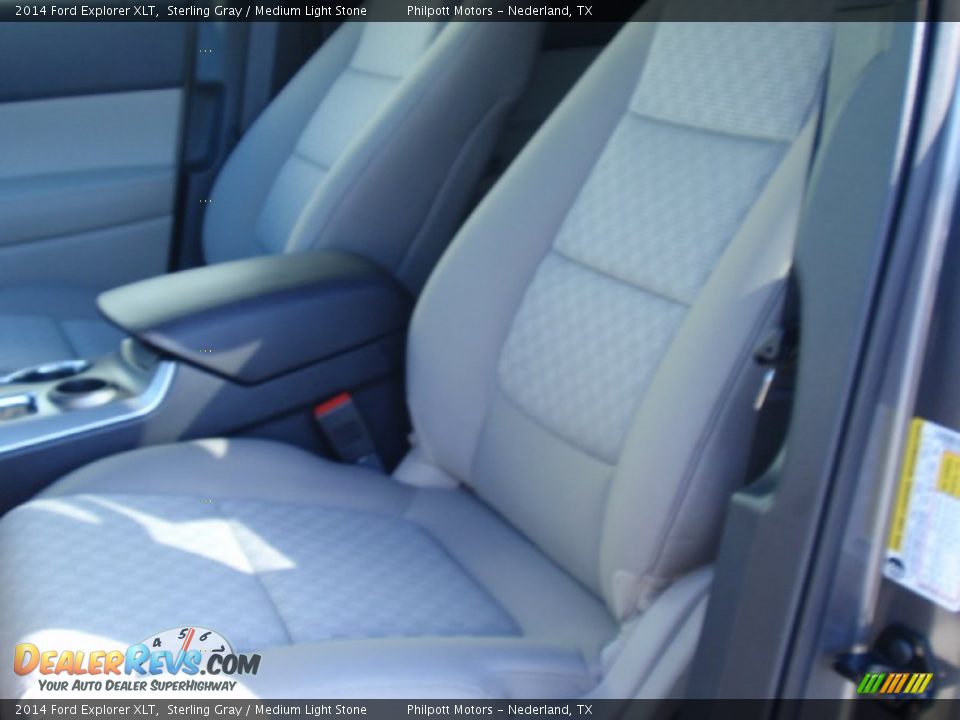 2014 Ford Explorer XLT Sterling Gray / Medium Light Stone Photo #28