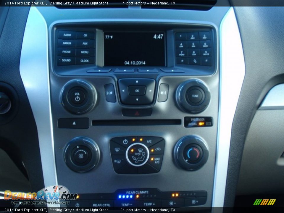 2014 Ford Explorer XLT Sterling Gray / Medium Light Stone Photo #32