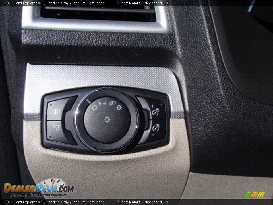 2014 Ford Explorer XLT Sterling Gray / Medium Light Stone Photo #35