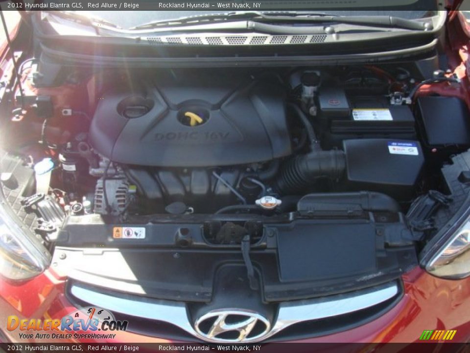 2012 Hyundai Elantra GLS Red Allure / Beige Photo #27