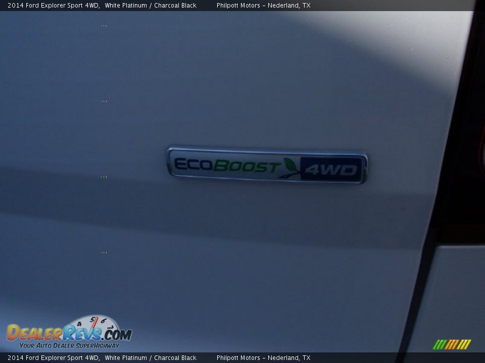2014 Ford Explorer Sport 4WD White Platinum / Charcoal Black Photo #15