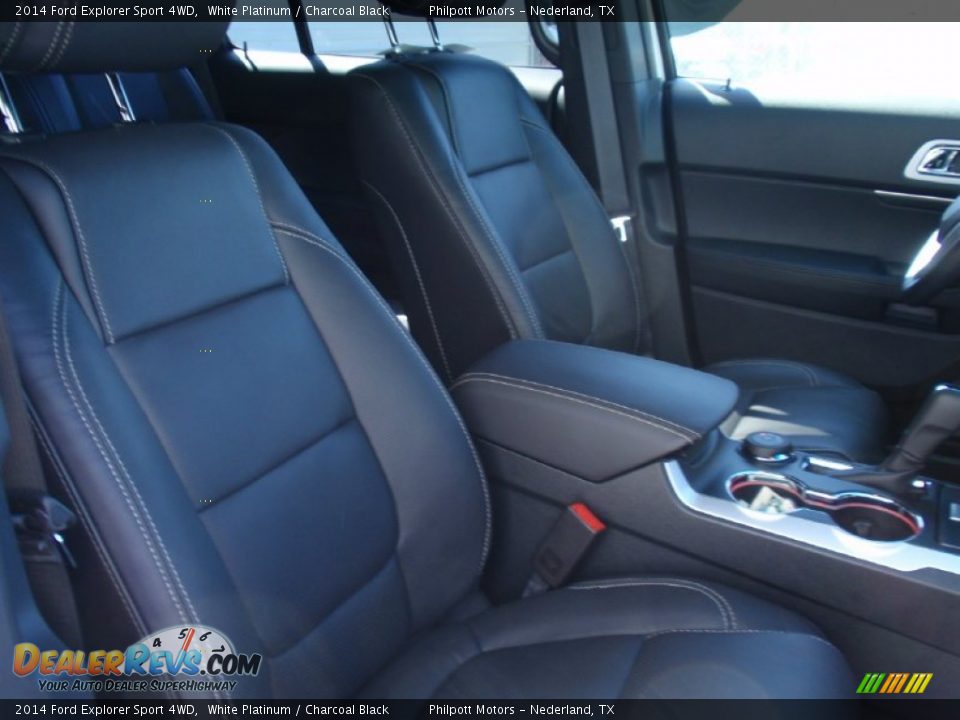 2014 Ford Explorer Sport 4WD White Platinum / Charcoal Black Photo #20