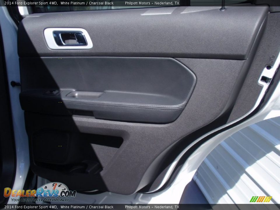 2014 Ford Explorer Sport 4WD White Platinum / Charcoal Black Photo #21