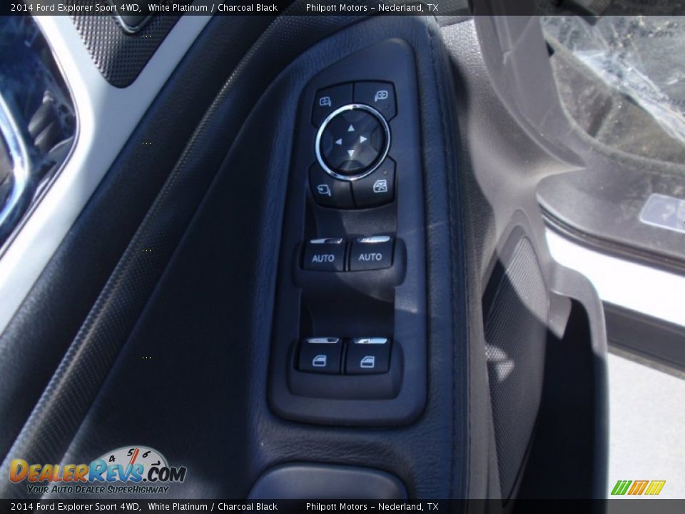 2014 Ford Explorer Sport 4WD White Platinum / Charcoal Black Photo #28