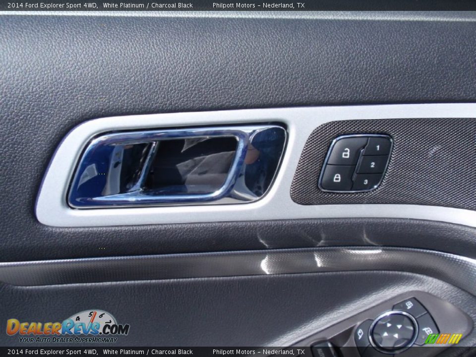 2014 Ford Explorer Sport 4WD White Platinum / Charcoal Black Photo #29
