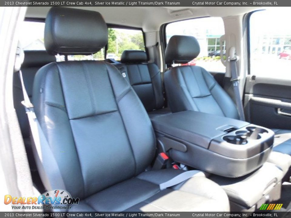 2013 Chevrolet Silverado 1500 LT Crew Cab 4x4 Silver Ice Metallic / Light Titanium/Dark Titanium Photo #12