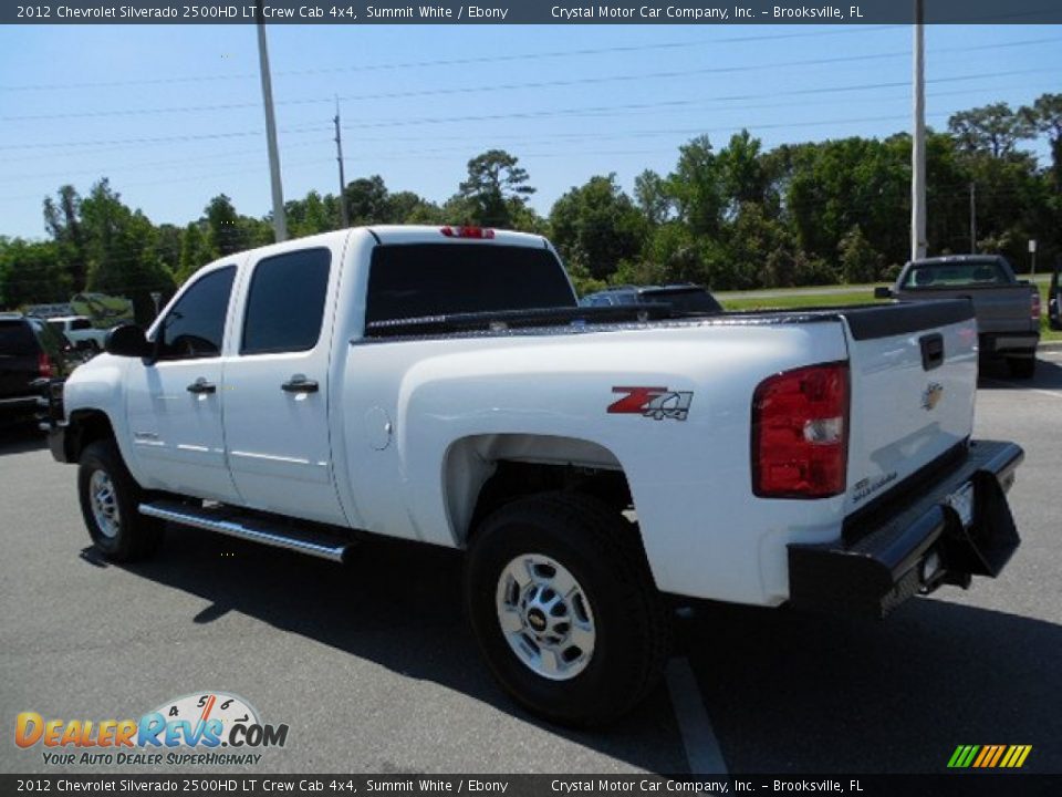 2012 Chevrolet Silverado 2500HD LT Crew Cab 4x4 Summit White / Ebony Photo #3