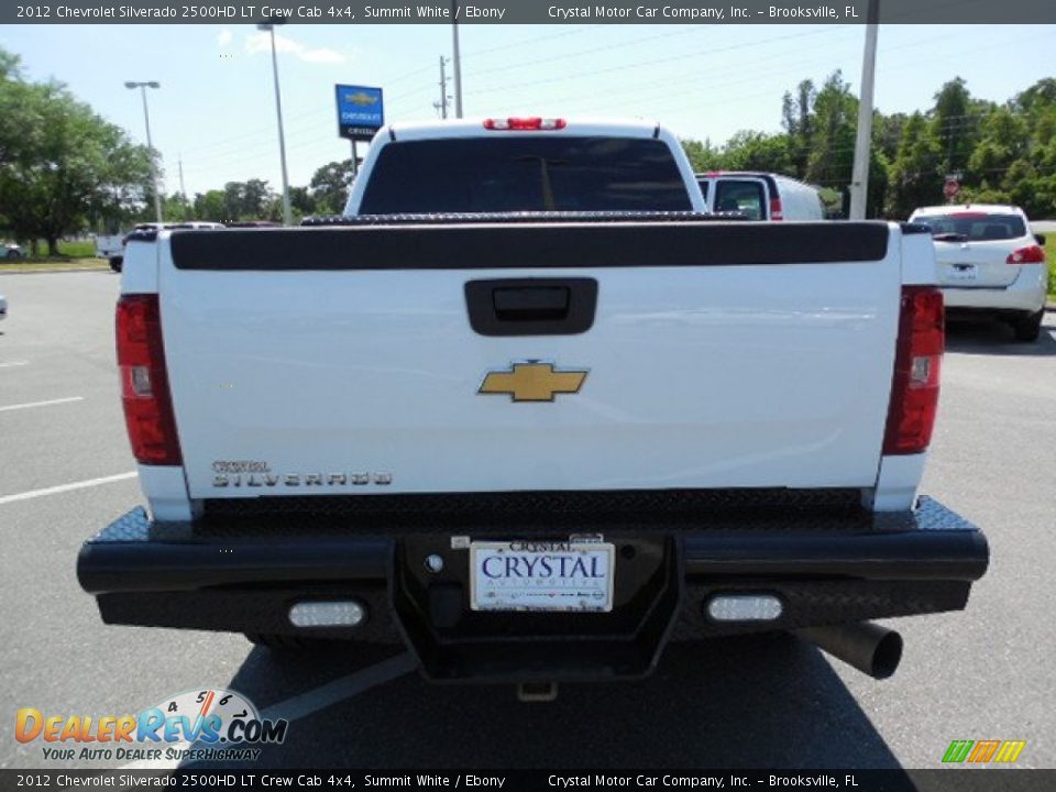 2012 Chevrolet Silverado 2500HD LT Crew Cab 4x4 Summit White / Ebony Photo #7