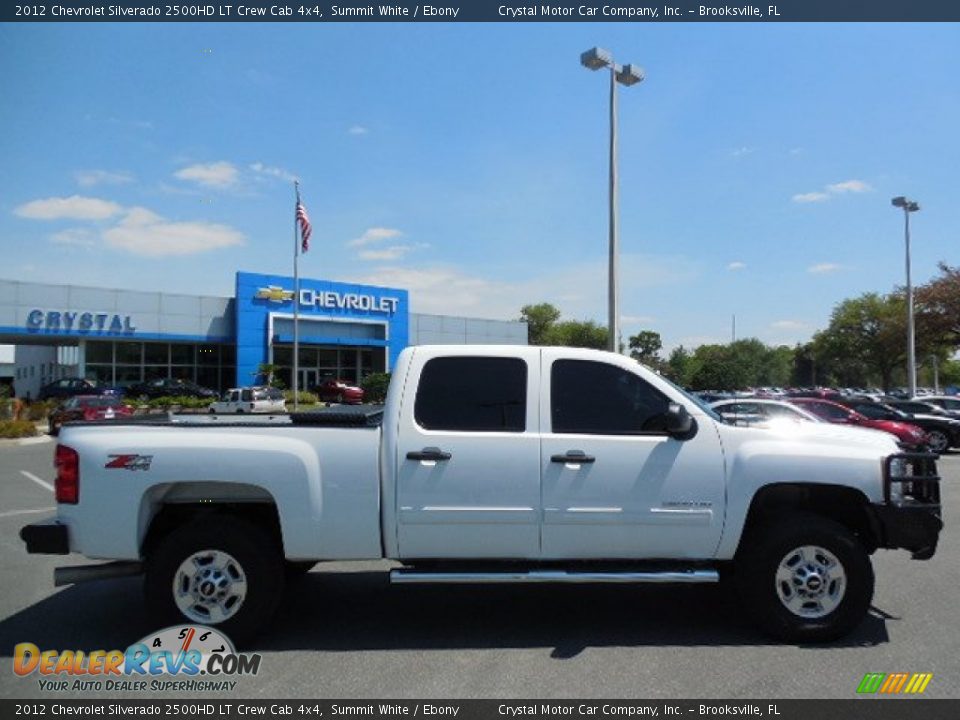 2012 Chevrolet Silverado 2500HD LT Crew Cab 4x4 Summit White / Ebony Photo #9