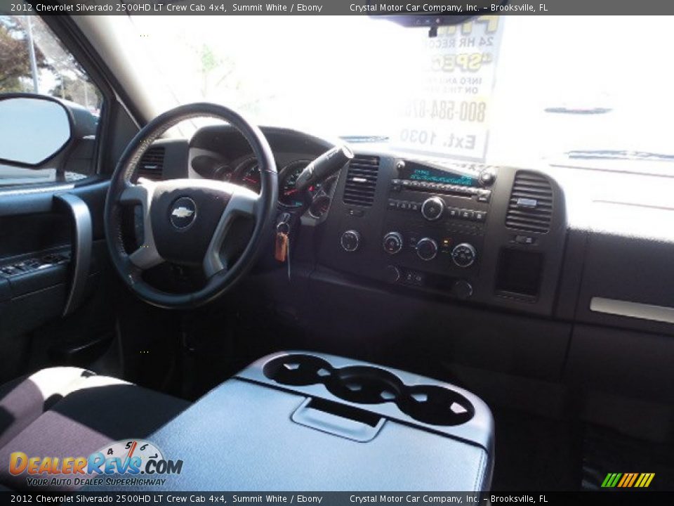 2012 Chevrolet Silverado 2500HD LT Crew Cab 4x4 Summit White / Ebony Photo #11