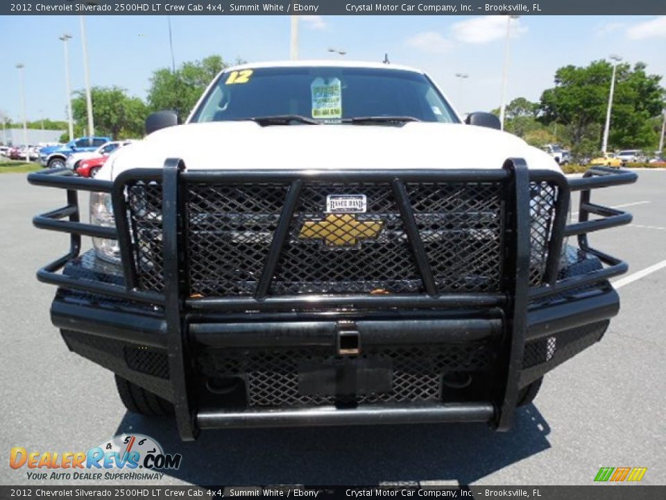2012 Chevrolet Silverado 2500HD LT Crew Cab 4x4 Summit White / Ebony Photo #13