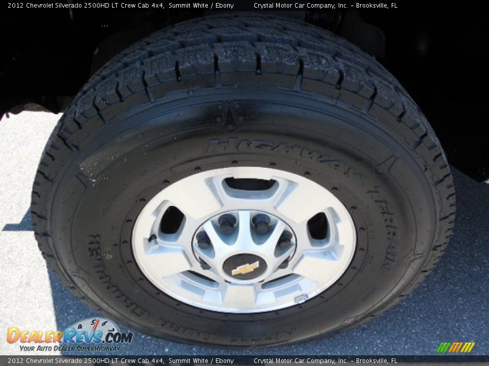 2012 Chevrolet Silverado 2500HD LT Crew Cab 4x4 Summit White / Ebony Photo #14