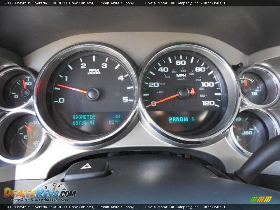 2012 Chevrolet Silverado 2500HD LT Crew Cab 4x4 Summit White / Ebony Photo #18