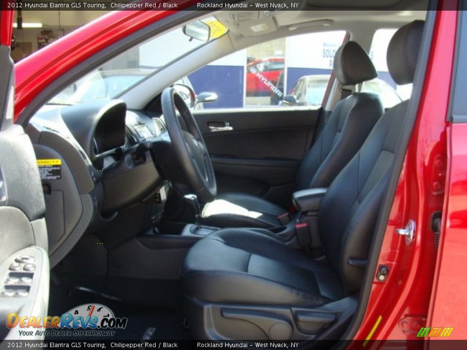 2012 Hyundai Elantra GLS Touring Chilipepper Red / Black Photo #10