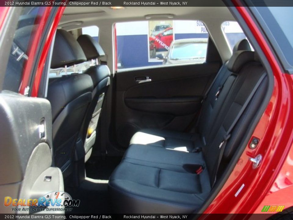 2012 Hyundai Elantra GLS Touring Chilipepper Red / Black Photo #20