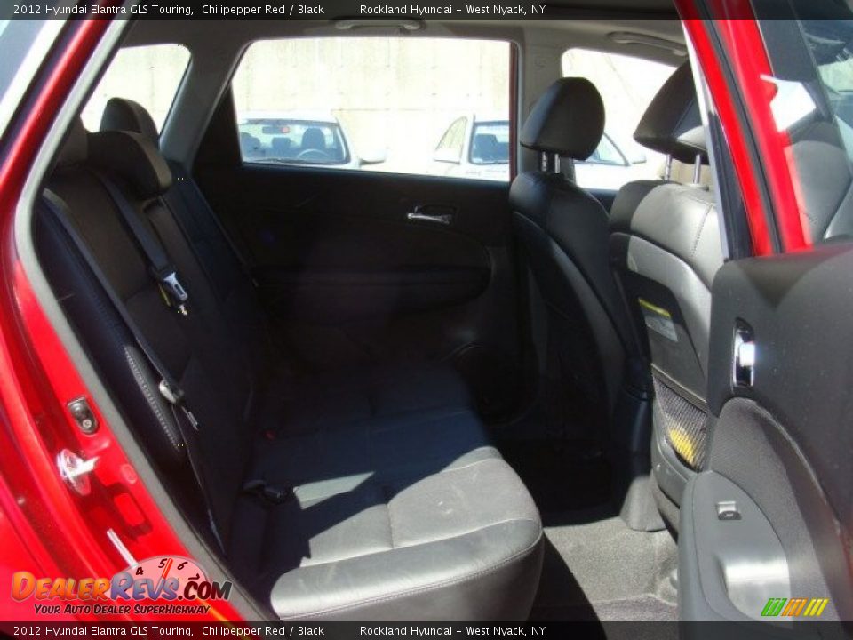 2012 Hyundai Elantra GLS Touring Chilipepper Red / Black Photo #23
