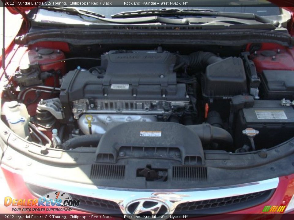 2012 Hyundai Elantra GLS Touring Chilipepper Red / Black Photo #29