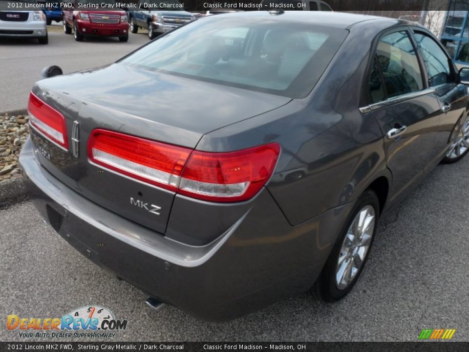 2012 Lincoln MKZ FWD Sterling Gray Metallic / Dark Charcoal Photo #2