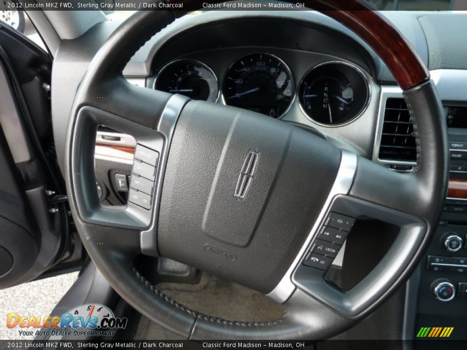 2012 Lincoln MKZ FWD Sterling Gray Metallic / Dark Charcoal Photo #6