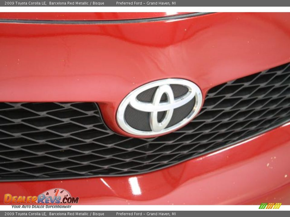 2009 Toyota Corolla LE Barcelona Red Metallic / Bisque Photo #5
