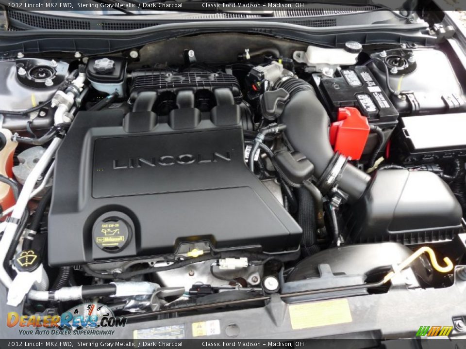 2012 Lincoln MKZ FWD Sterling Gray Metallic / Dark Charcoal Photo #14