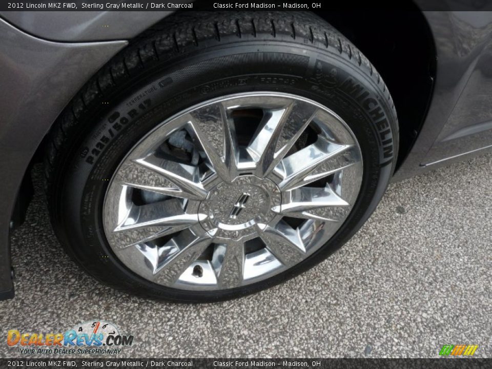 2012 Lincoln MKZ FWD Sterling Gray Metallic / Dark Charcoal Photo #15