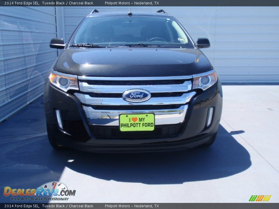 2014 Ford Edge SEL Tuxedo Black / Charcoal Black Photo #8