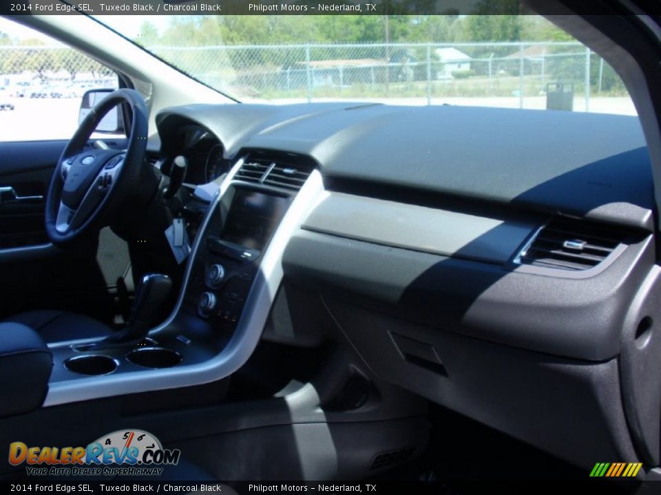 2014 Ford Edge SEL Tuxedo Black / Charcoal Black Photo #20