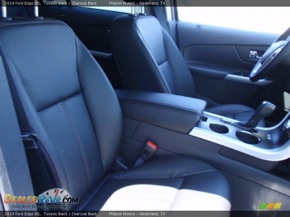 2014 Ford Edge SEL Tuxedo Black / Charcoal Black Photo #21