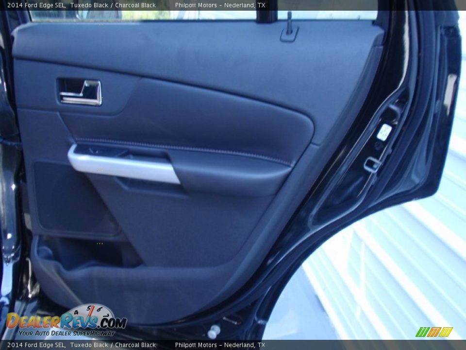 2014 Ford Edge SEL Tuxedo Black / Charcoal Black Photo #22