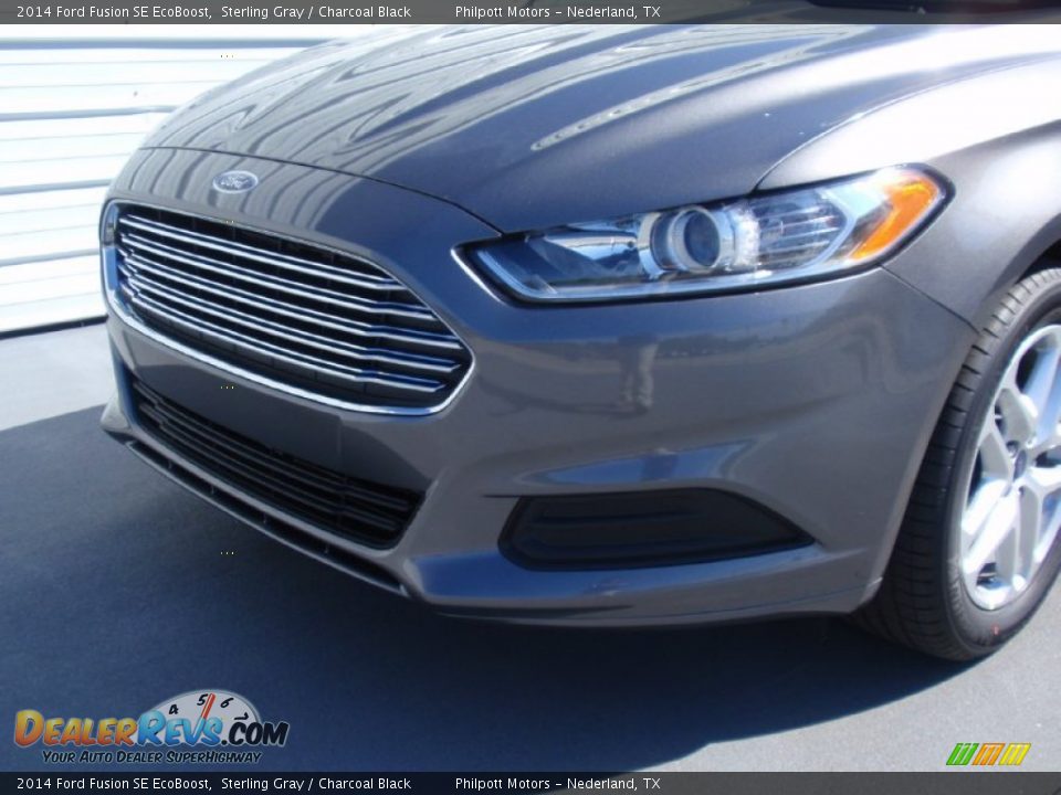 2014 Ford Fusion SE EcoBoost Sterling Gray / Charcoal Black Photo #10