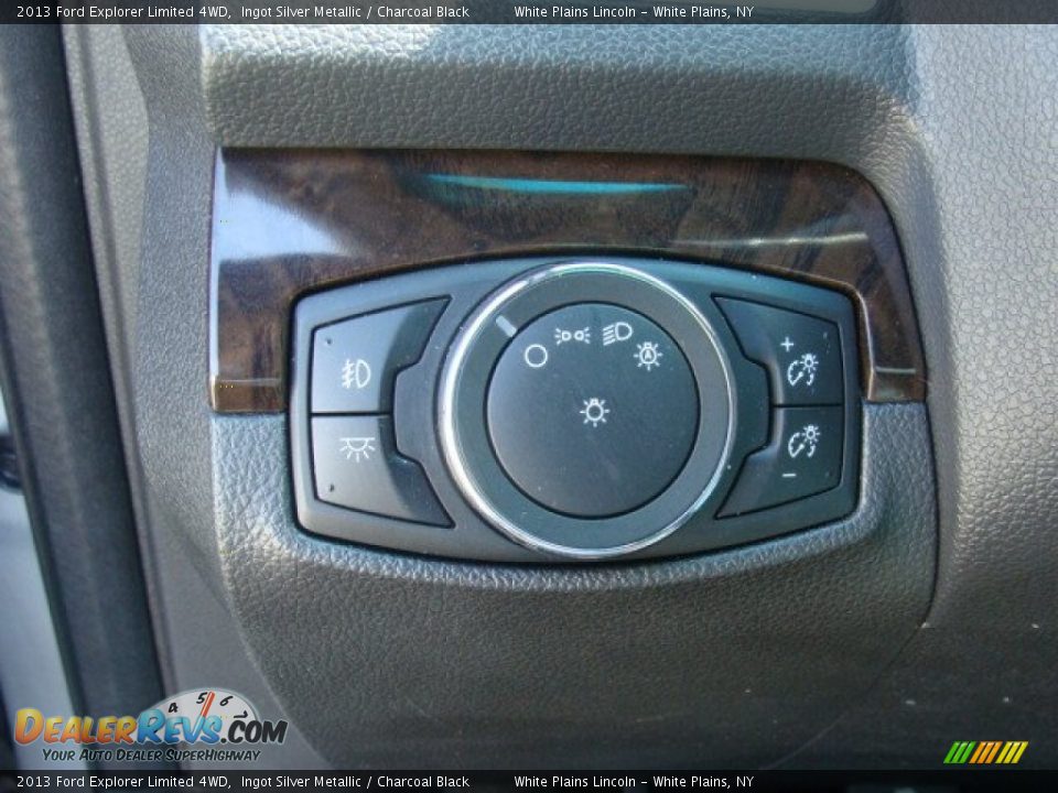 2013 Ford Explorer Limited 4WD Ingot Silver Metallic / Charcoal Black Photo #14
