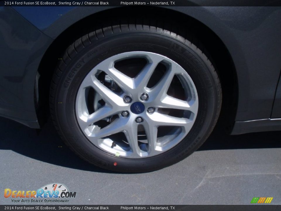 2014 Ford Fusion SE EcoBoost Sterling Gray / Charcoal Black Photo #11