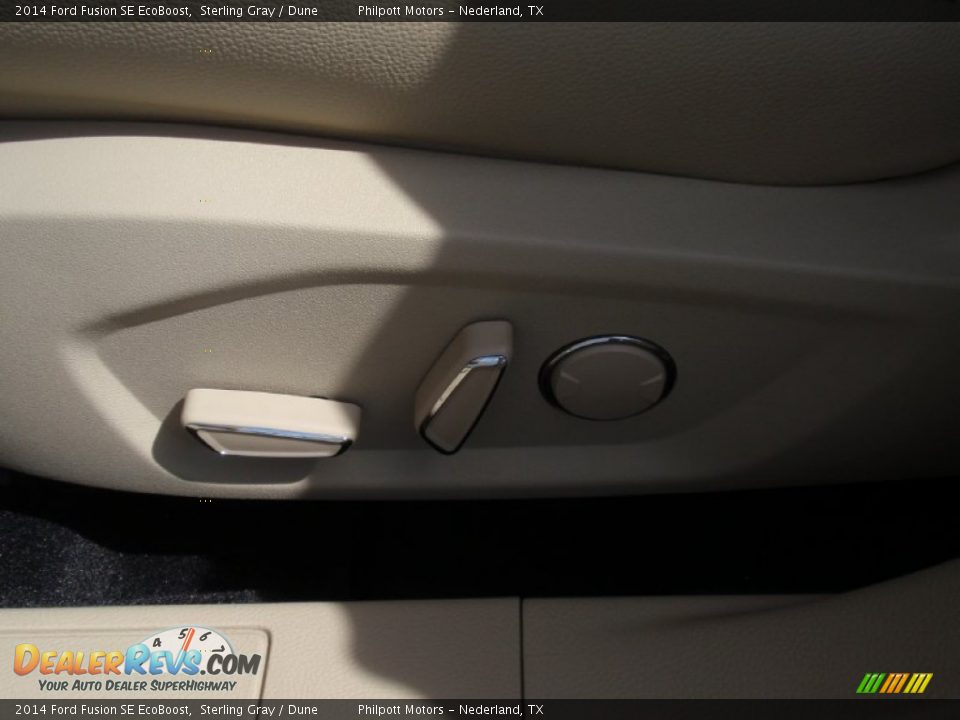 2014 Ford Fusion SE EcoBoost Sterling Gray / Dune Photo #30