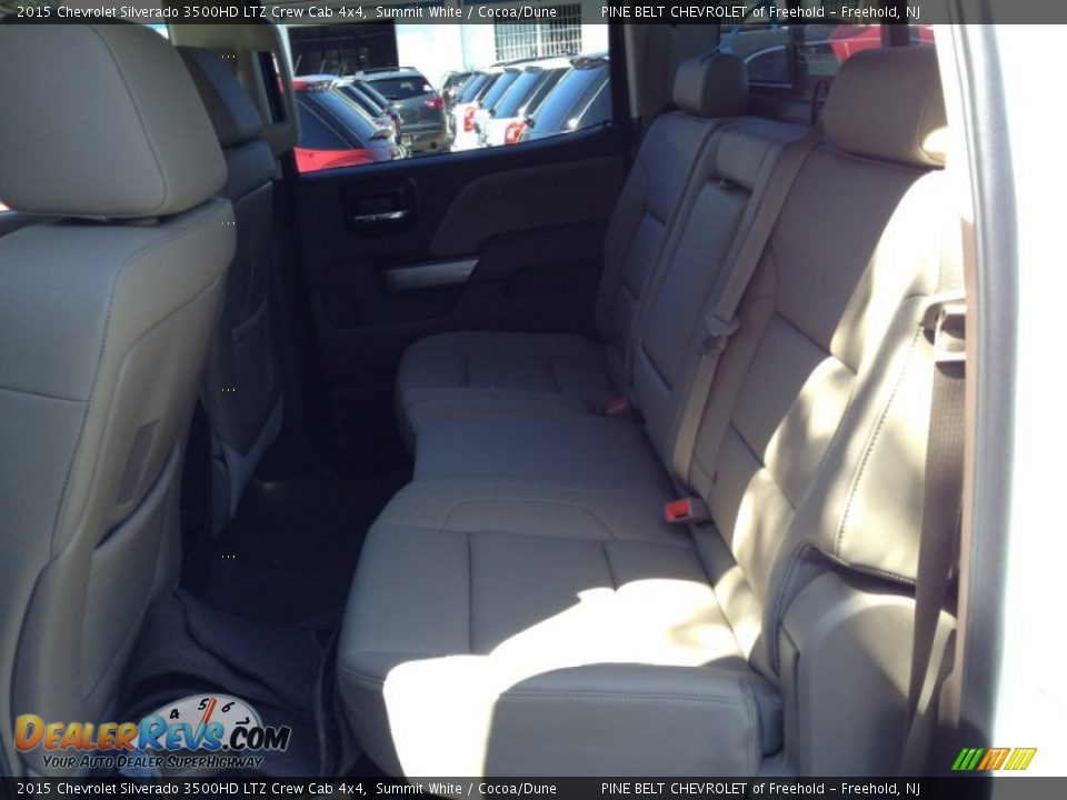 2015 Chevrolet Silverado 3500HD LTZ Crew Cab 4x4 Summit White / Cocoa/Dune Photo #5