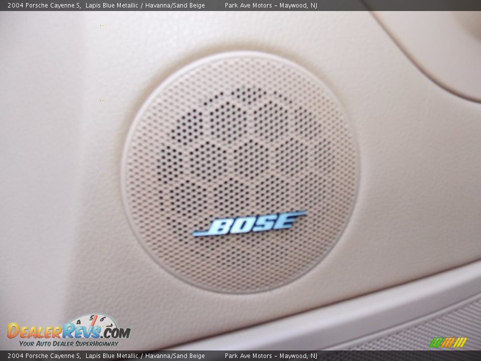 2004 Porsche Cayenne S Lapis Blue Metallic / Havanna/Sand Beige Photo #14