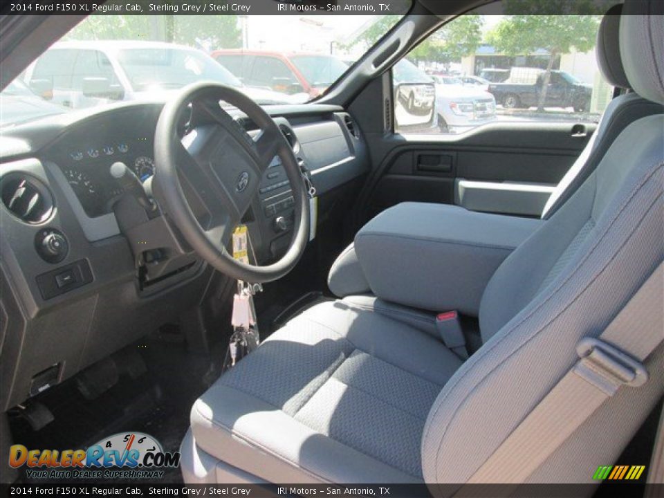 2014 Ford F150 XL Regular Cab Sterling Grey / Steel Grey Photo #4