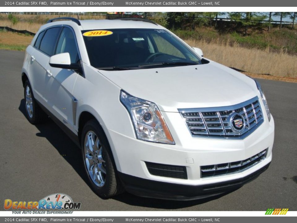 2014 Cadillac SRX FWD Platinum Ice Tricoat / Ebony/Ebony Photo #1