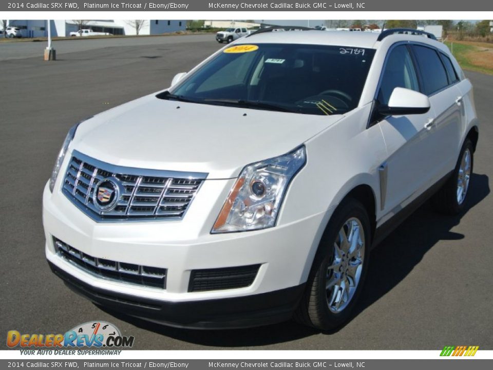 2014 Cadillac SRX FWD Platinum Ice Tricoat / Ebony/Ebony Photo #2