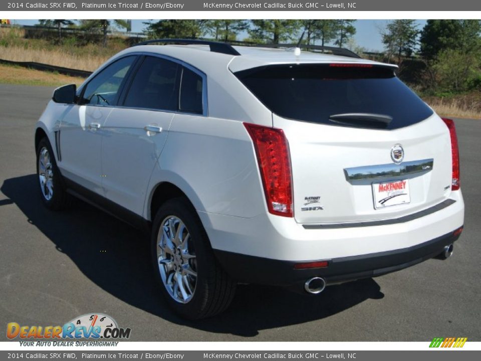 2014 Cadillac SRX FWD Platinum Ice Tricoat / Ebony/Ebony Photo #4
