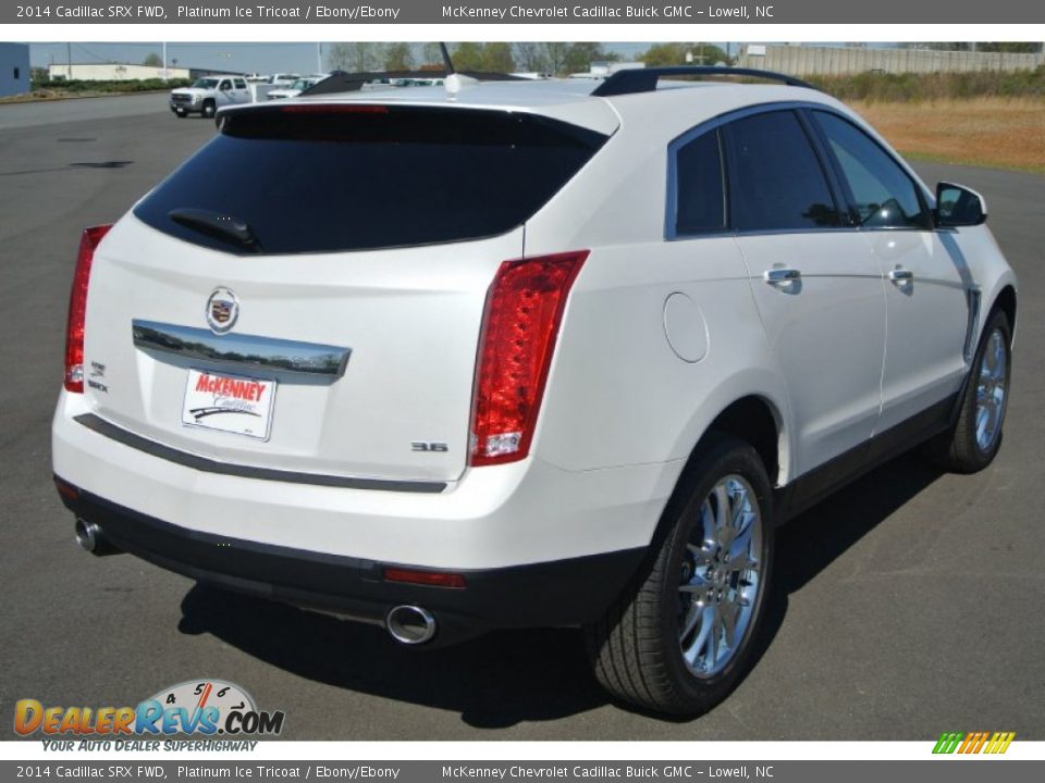 2014 Cadillac SRX FWD Platinum Ice Tricoat / Ebony/Ebony Photo #5